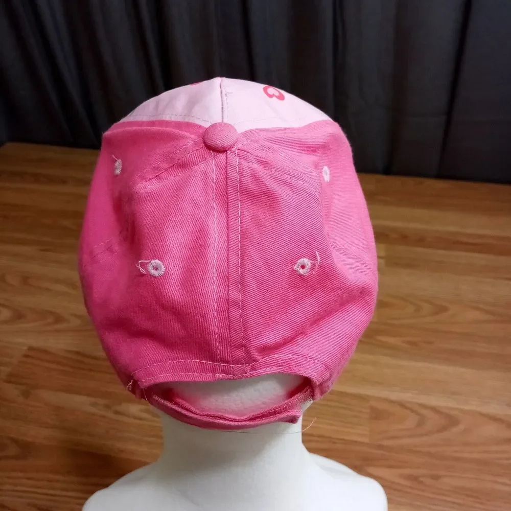Disney Hat Cap‎ Baby Toddler Minnie and Daisy Pink Hook and Loop Strap